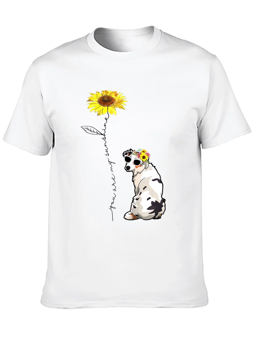 Sunflower Dog Graphic Tee - Sunshine T-Shirt product image 9