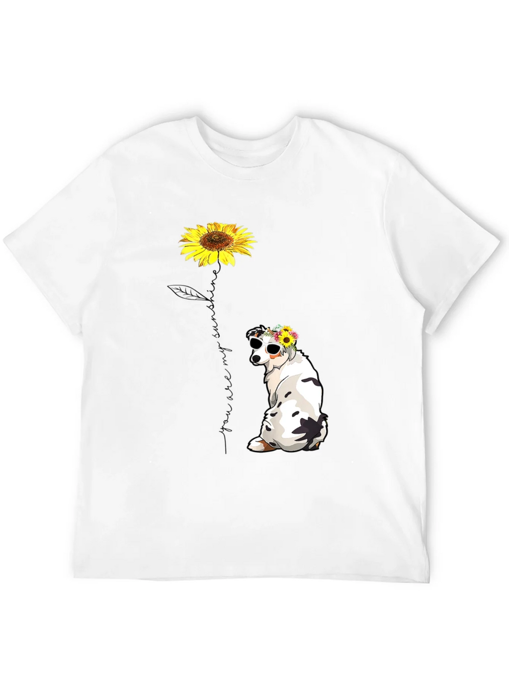 Sunflower Dog Graphic Tee - Sunshine T-Shirt product image 11