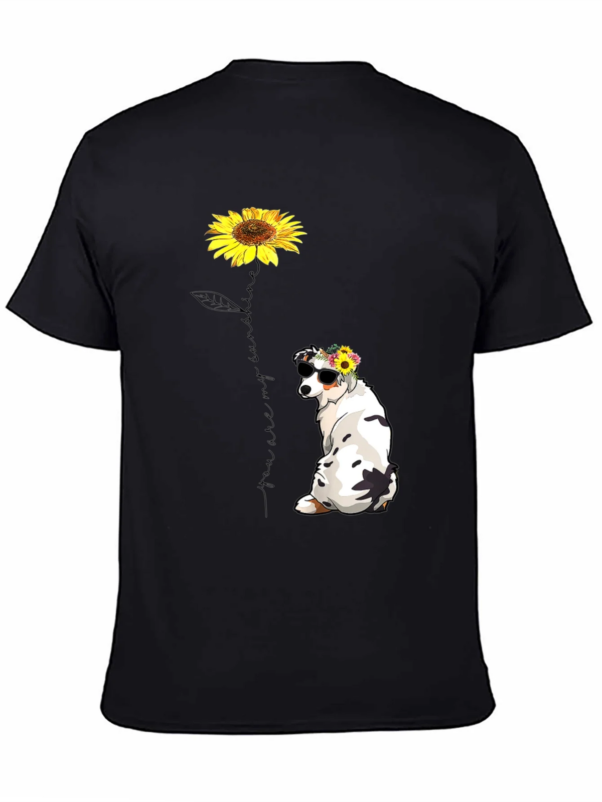 Sunflower Dog Graphic Tee - Sunshine T-Shirt product image 4
