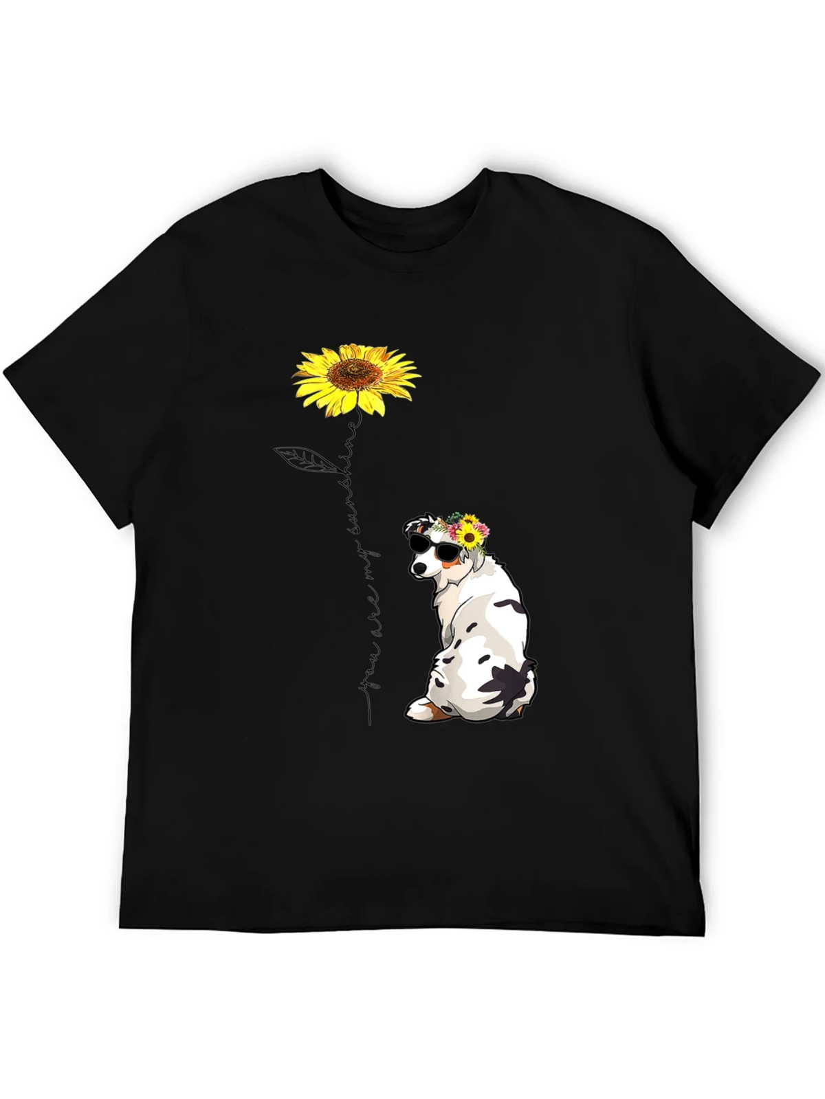 Sunflower Dog Graphic Tee - Sunshine T-Shirt product image 5