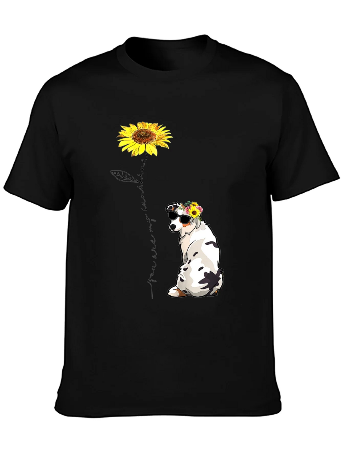 Sunflower Dog Graphic Tee - Sunshine T-Shirt product image 3