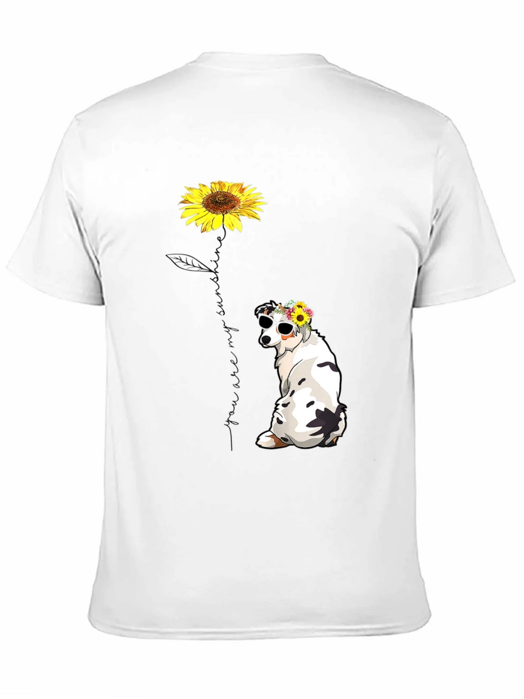 Sunflower Dog Graphic Tee - Sunshine T-Shirt product image 10