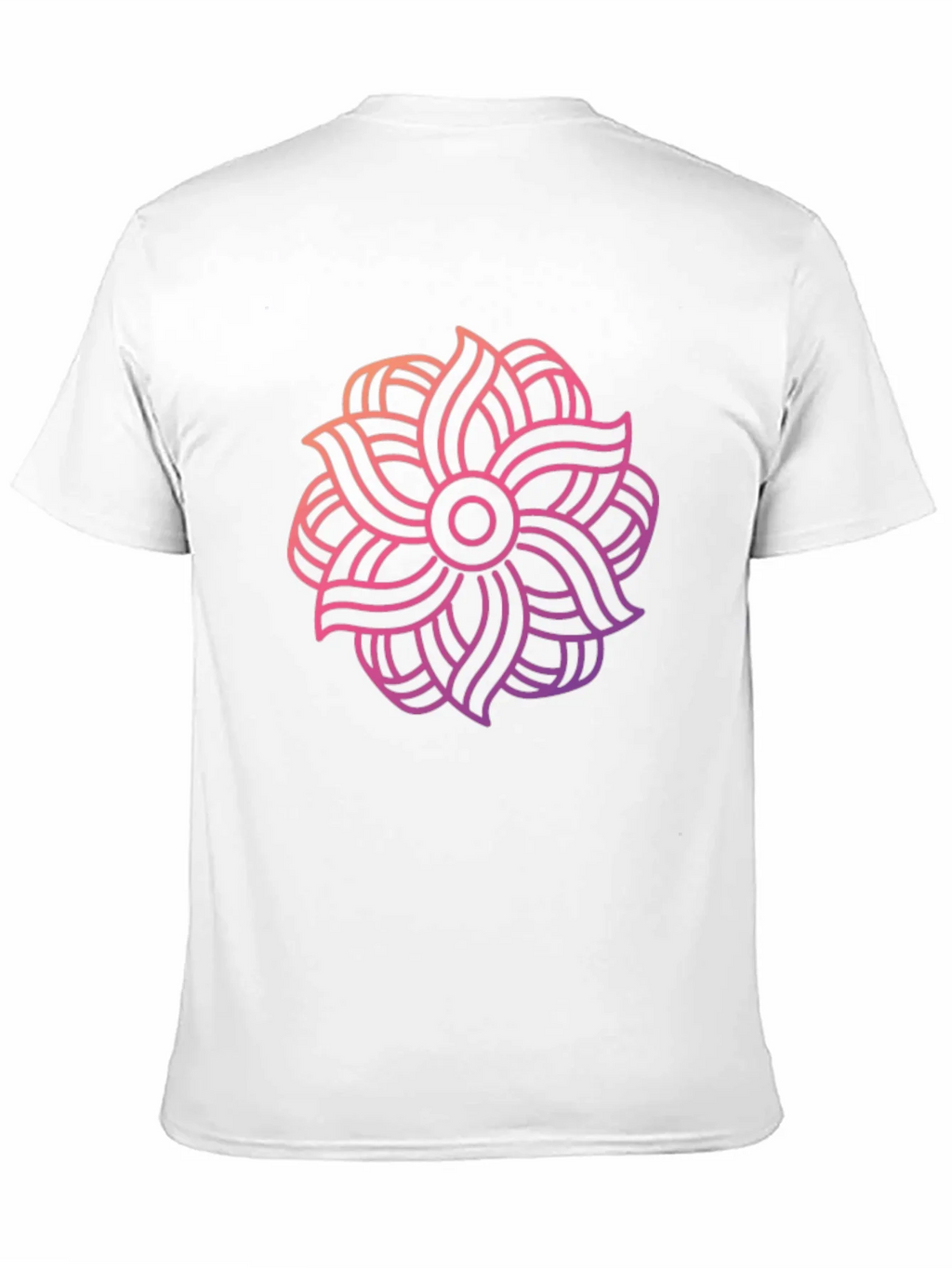 Abstract Floral Graphic Black T-Shirt product image 10