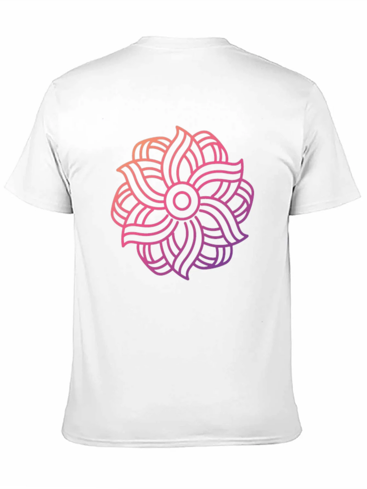 Abstract Floral Graphic Black T-Shirt product image 10