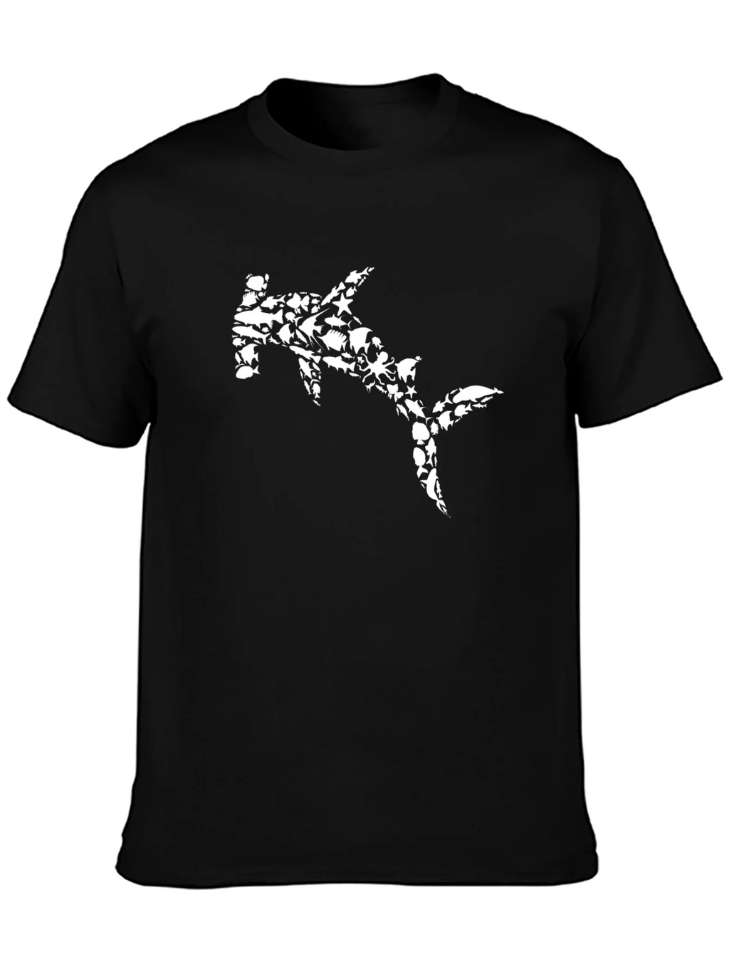Hammerhead Shark T-Shirt - Black Graphic Tee product image 2