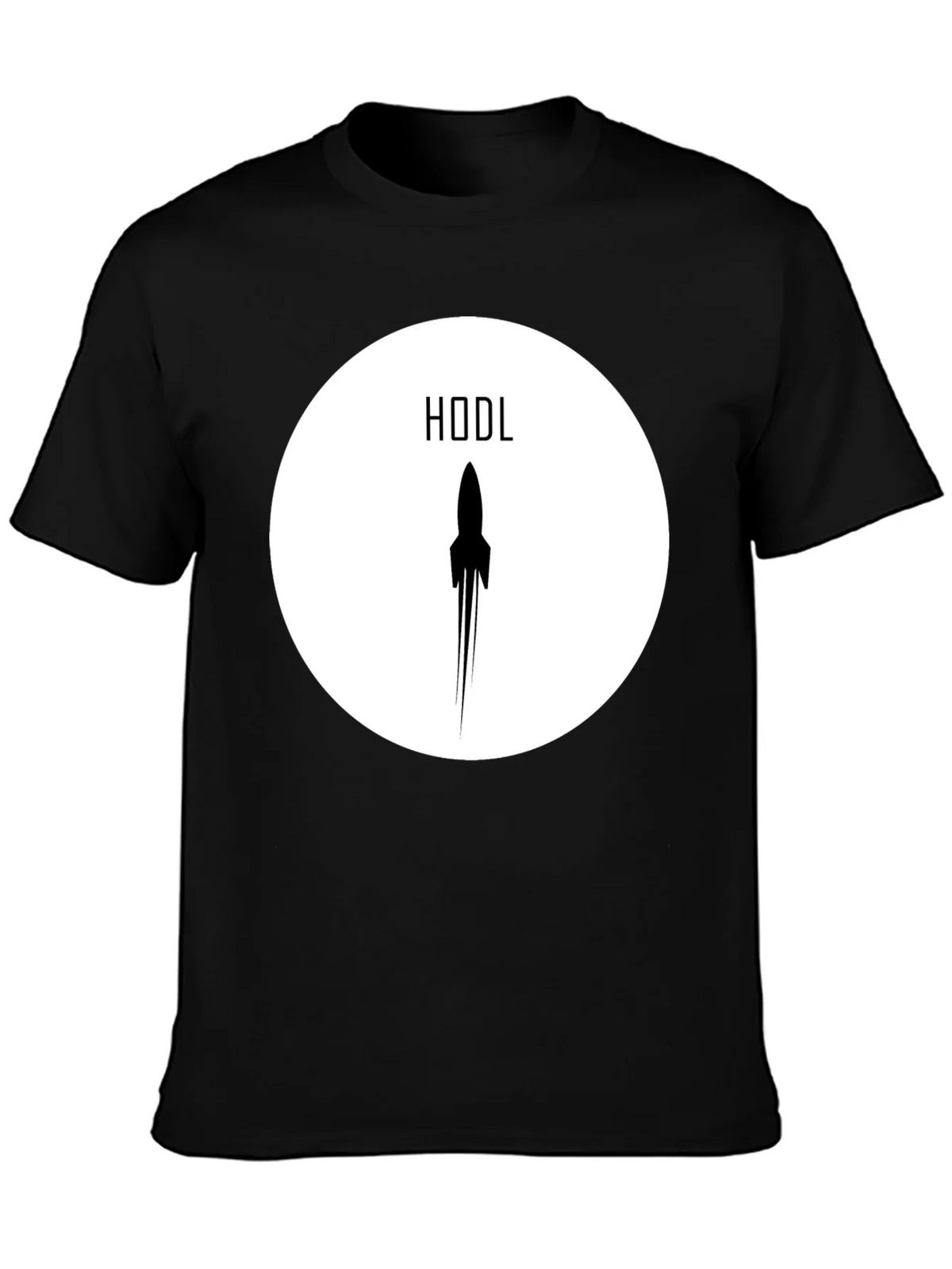 HODL Rocket Crypto T-Shirt - Black product image 2