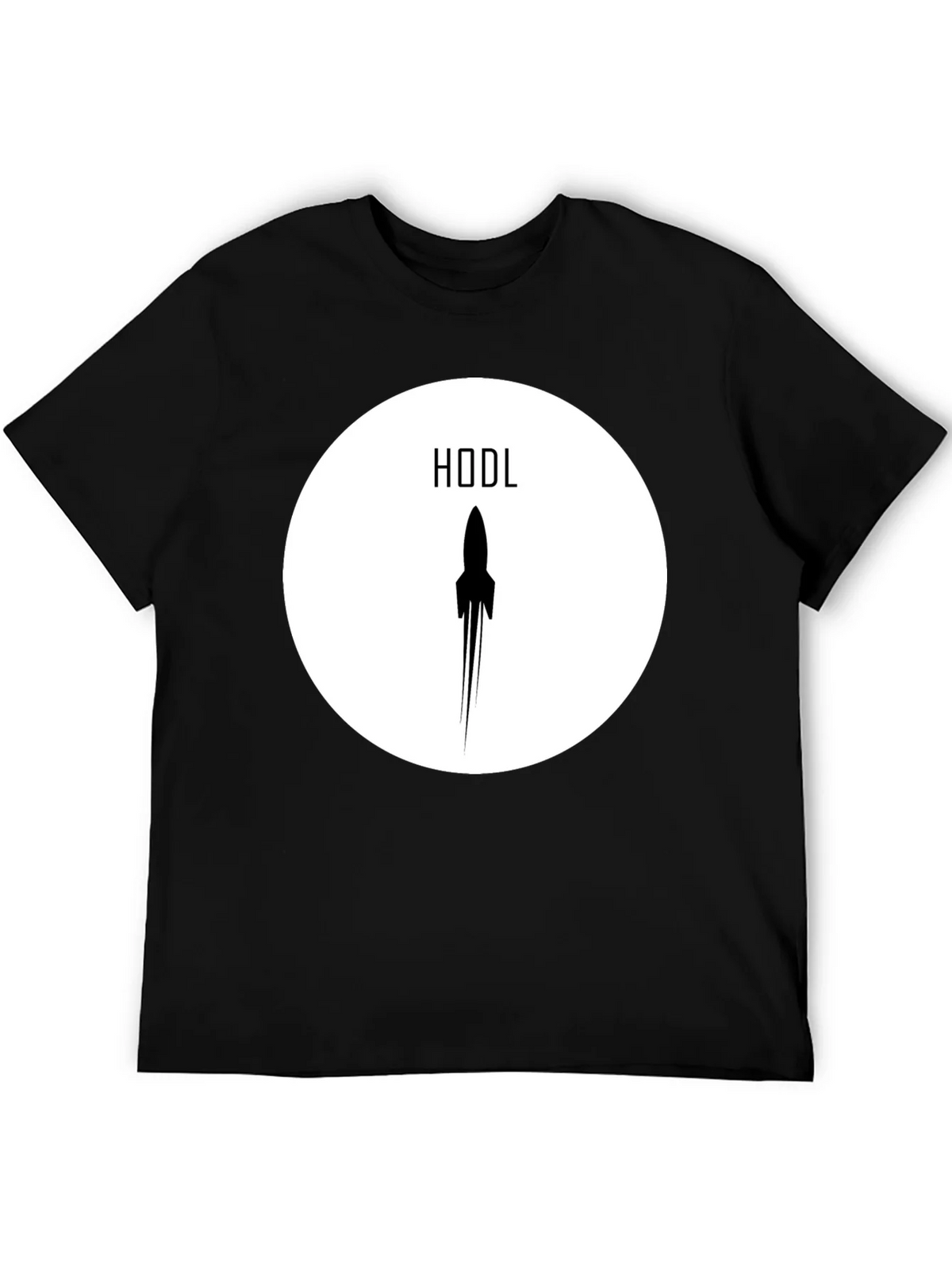 HODL Rocket Crypto T-Shirt - Black product image 4