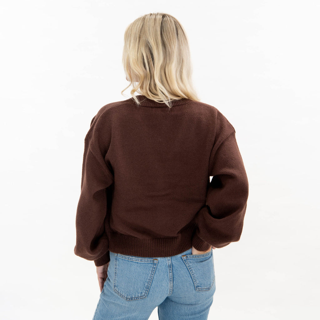 Gingerbread Joyful Merry Blessed Cardigan product image 4