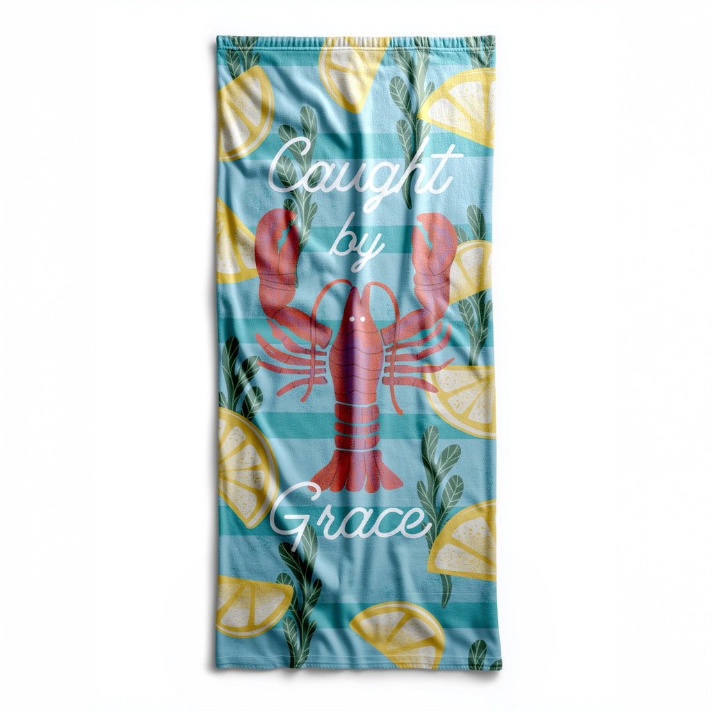 Caught by Grace Beach Towel