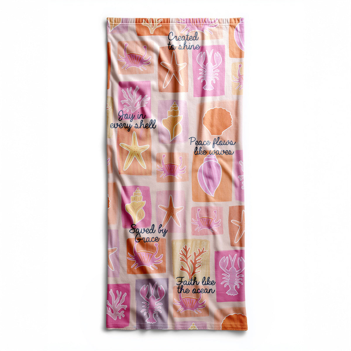 Sea Shells Beach Towel