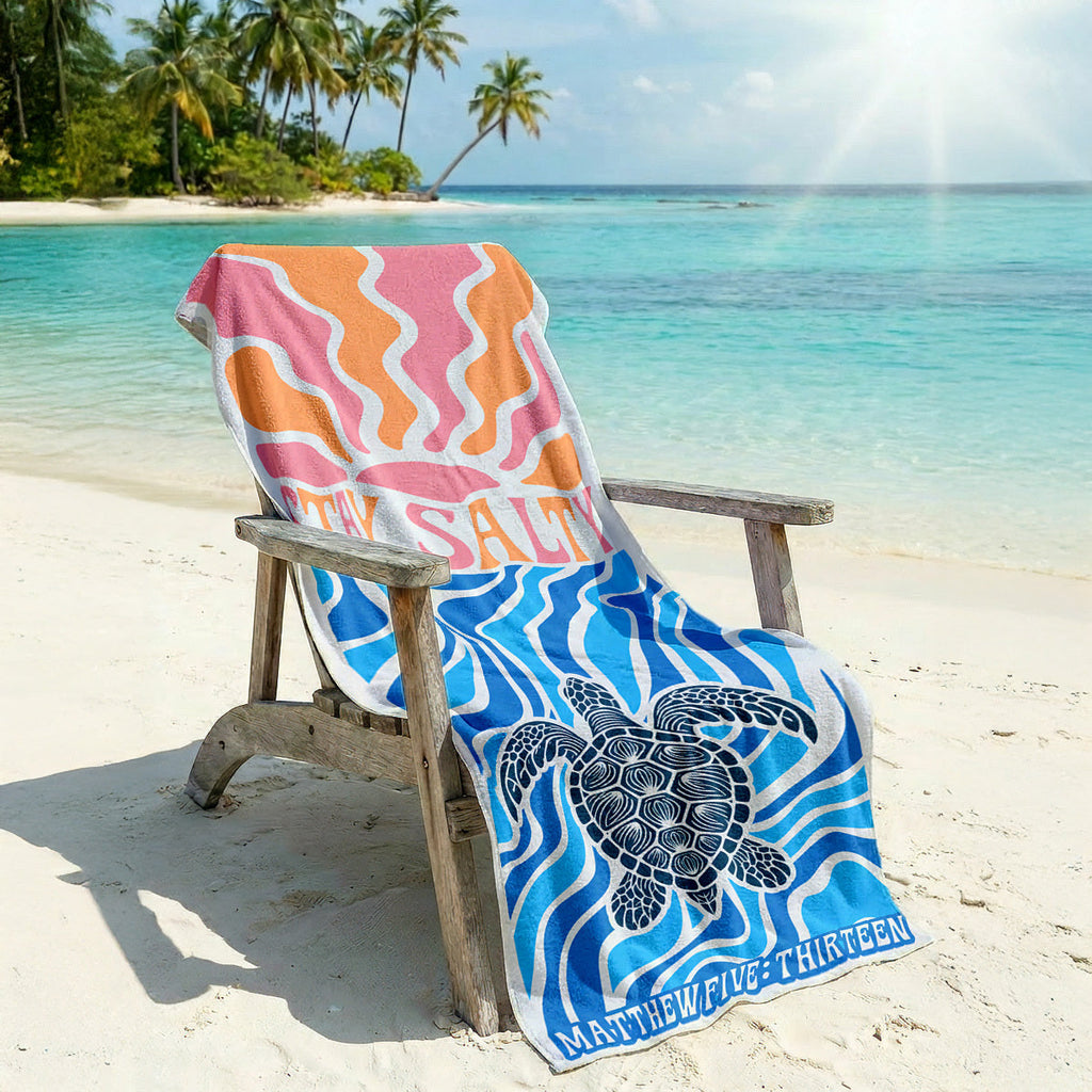 Stay Salty Beach Towel