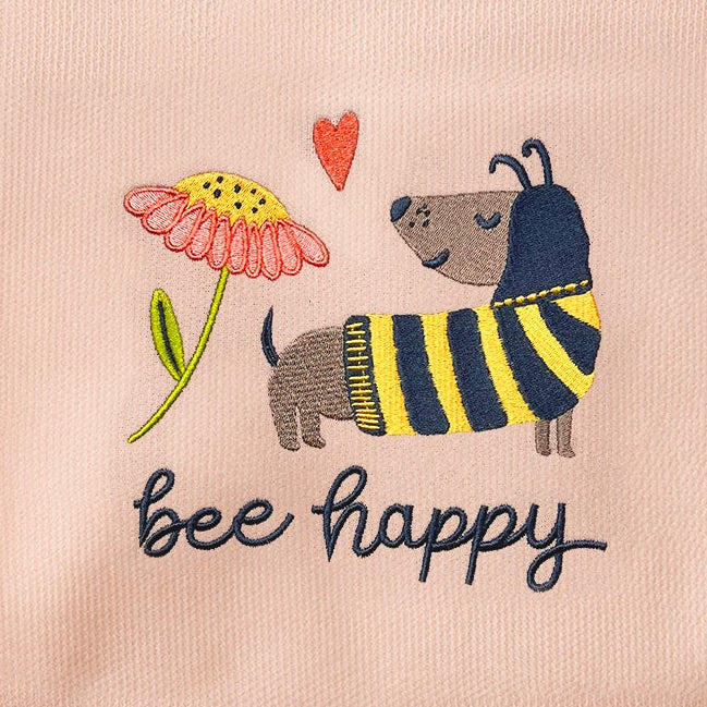 Bee Happy Embroidered Crewneck Sweatshirt - 20 product image 2