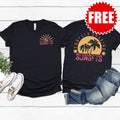Sunsets Tee - Black - 0