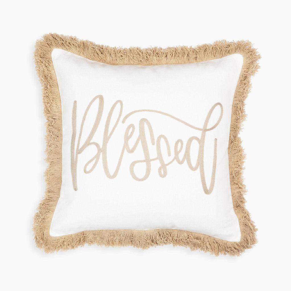 Blessed Prayer Pocket Pillow Cover