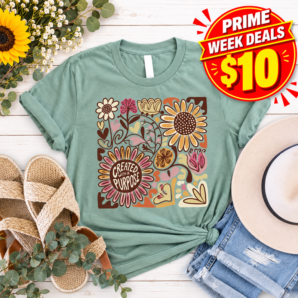 Created with a Purpose Tee product image 1