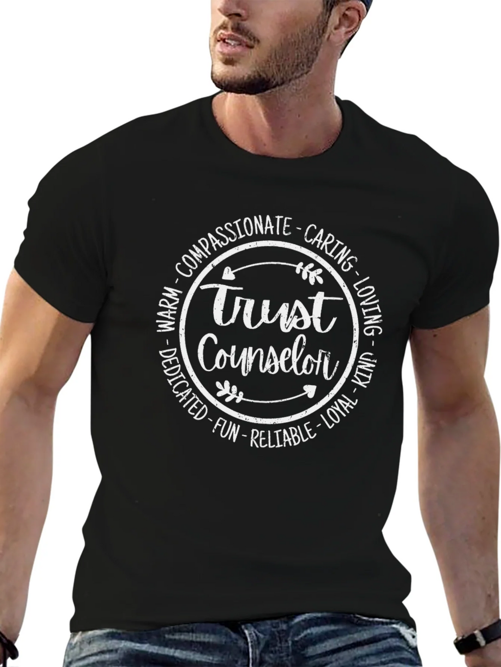 Trust Counselor T-Shirt - Compassionate Caring Loving product image 5