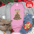 Christmas Tree Tee - Heather Bubble Gum - 15 product image 1
