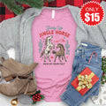 Jingle Horse Tee - Heather Bubble Gum - 15 product image 1