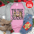 Tis The Season Tee - Heather Bubble Gum - 15 product image 1