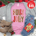 Holly Jolly Tee - Heather Bubble Gum - 15 product image 1