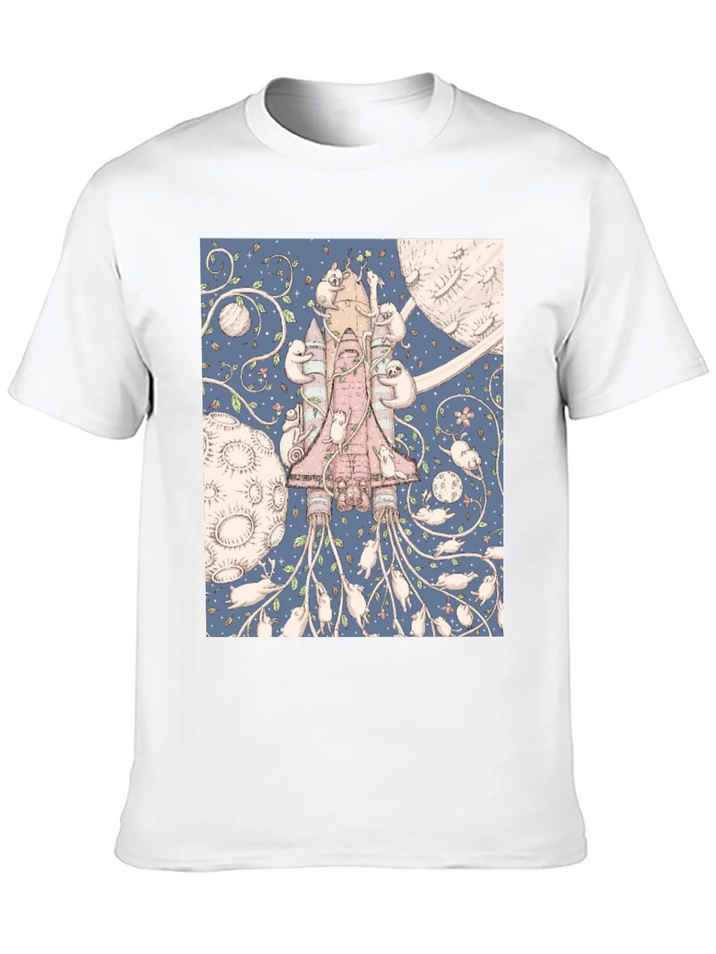 Space Sloth T-Shirt - Unique Graphic Tee product image 3