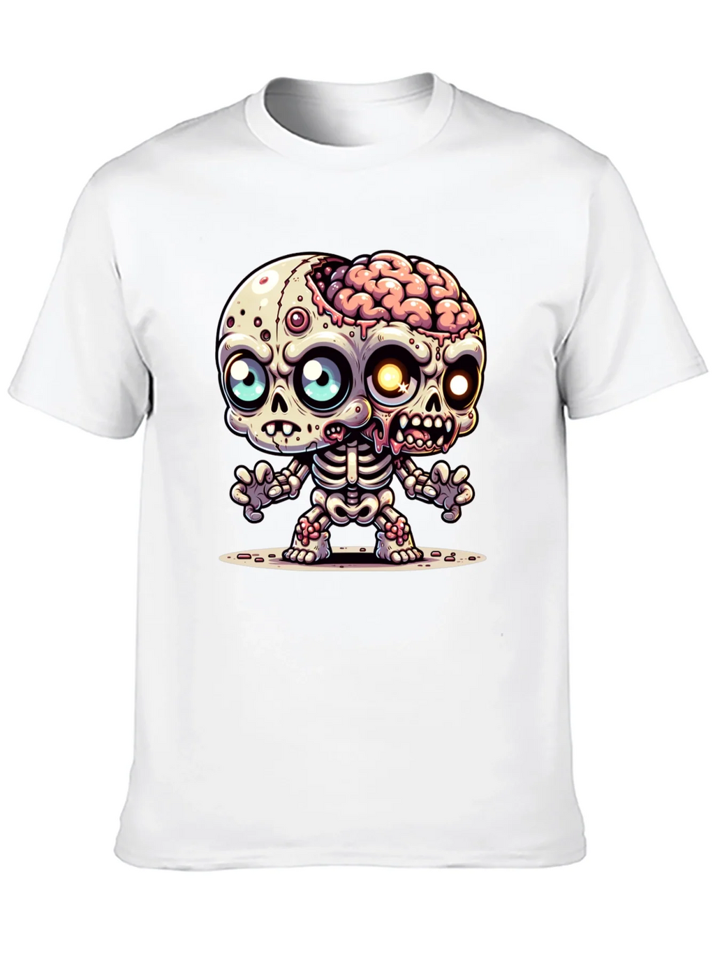 Cartoon Zombie Graphic Tee - Fun Halloween Shirt product image 9