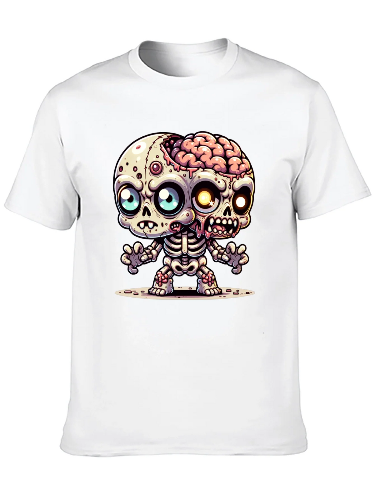 Cartoon Zombie Graphic Tee - Fun Halloween Shirt product image 9