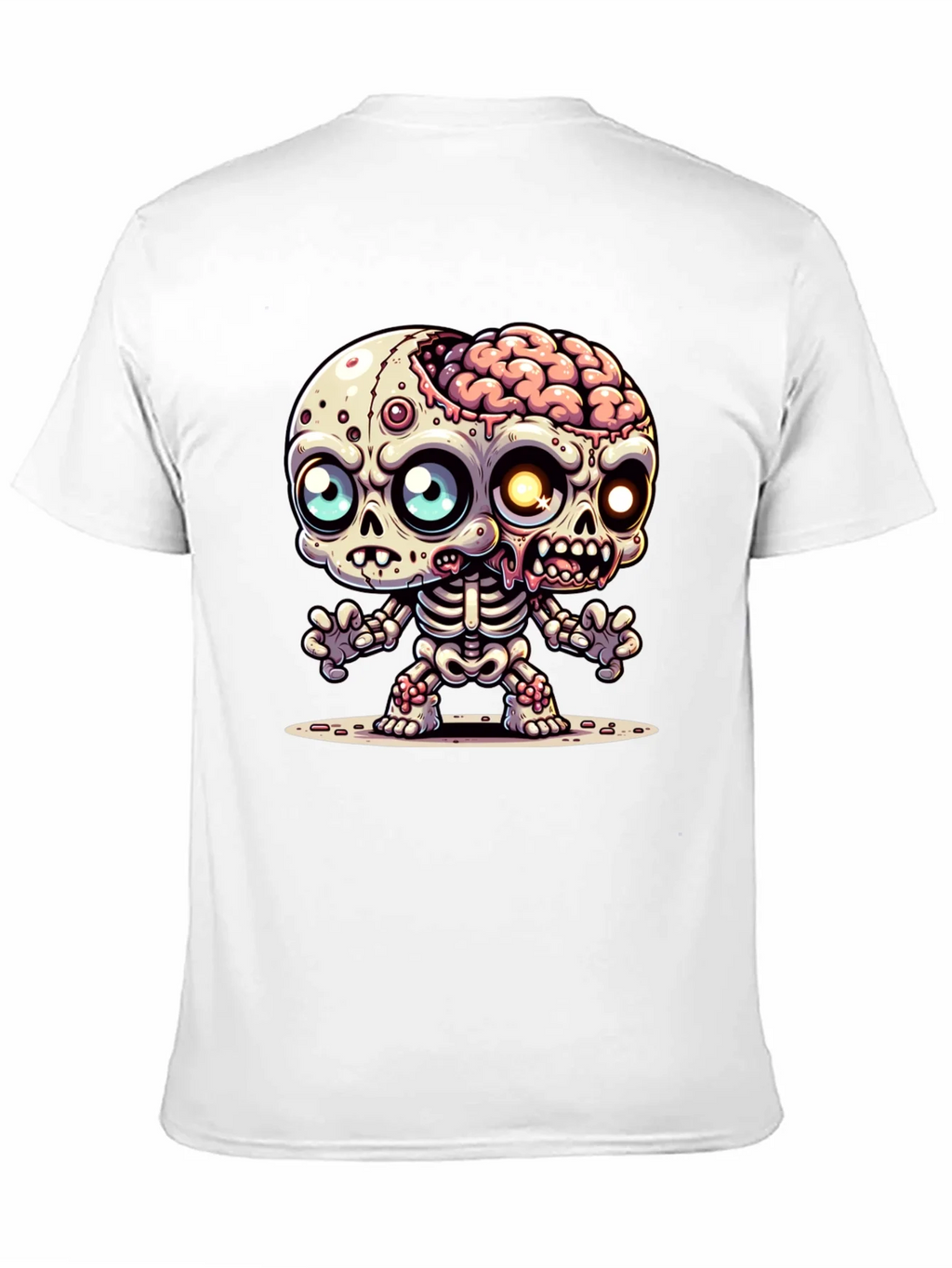 Cartoon Zombie Graphic Tee - Fun Halloween Shirt product image 10