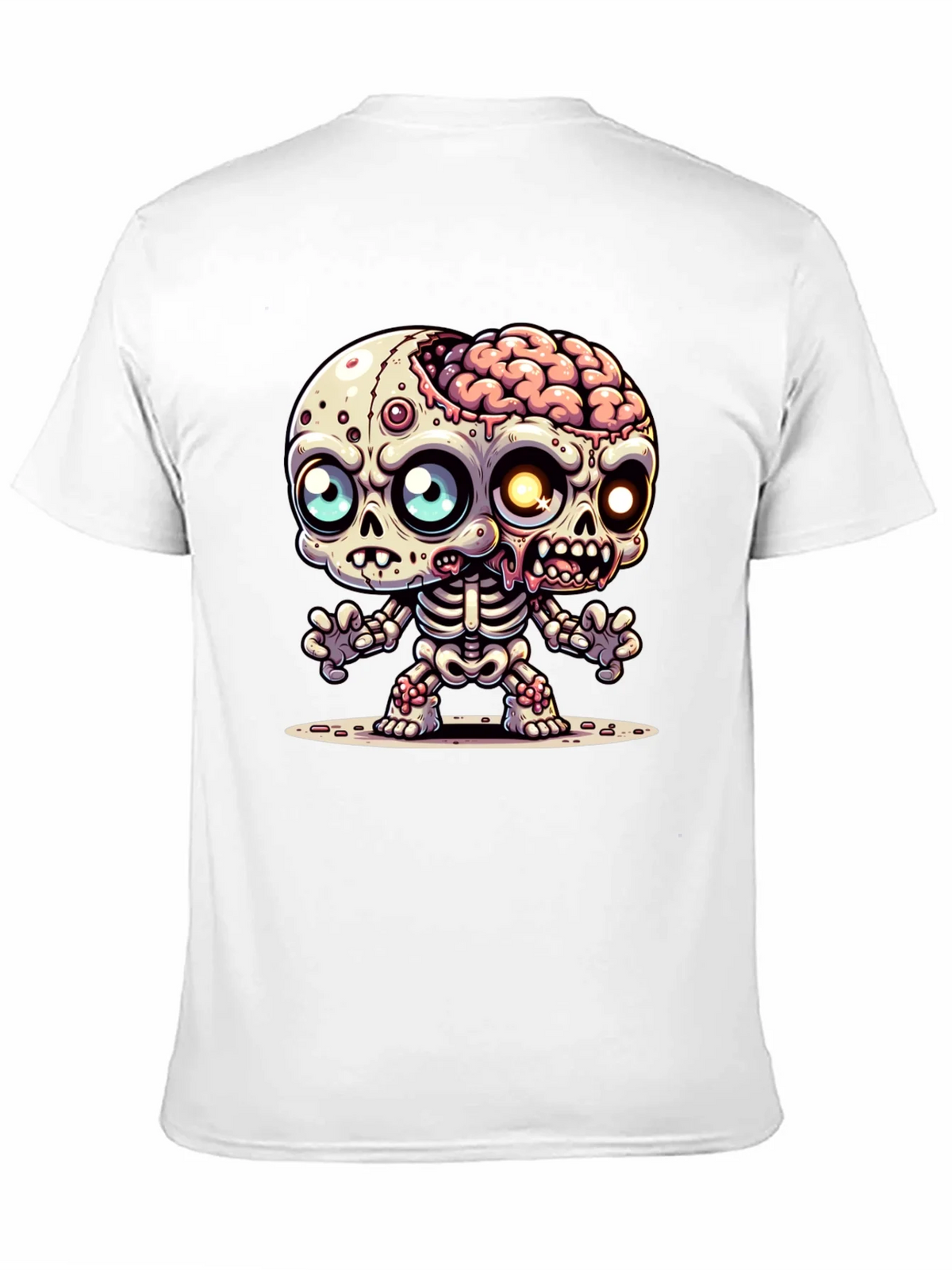 Cartoon Zombie Graphic Tee - Fun Halloween Shirt product image 10