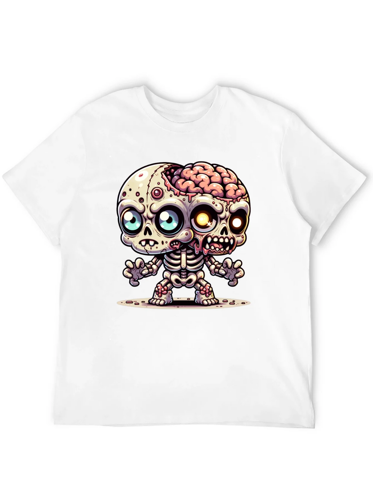 Cartoon Zombie Graphic Tee - Fun Halloween Shirt product image 11