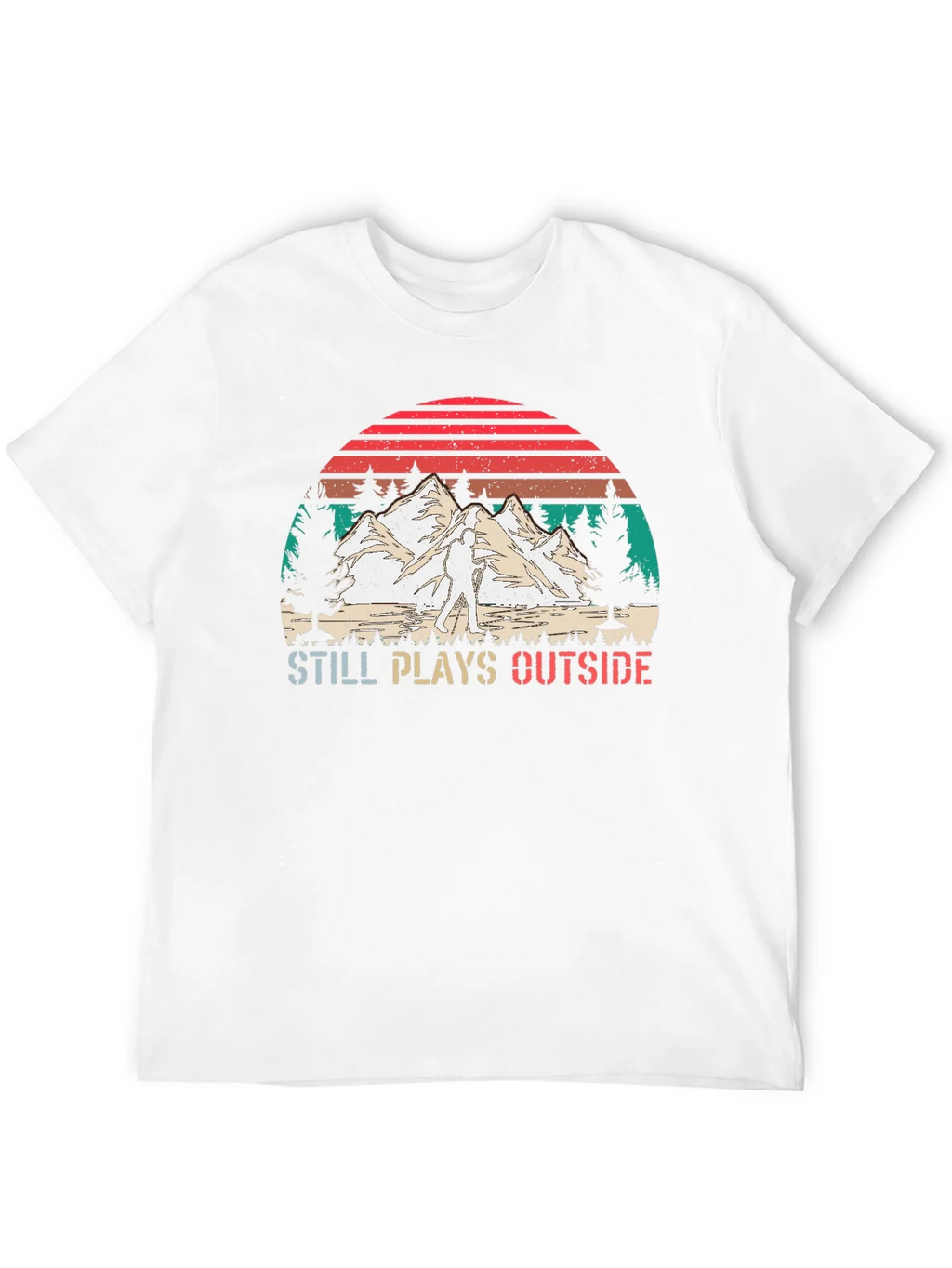 Still Plays Outside Bigfoot Graphic T-Shirt product image 4