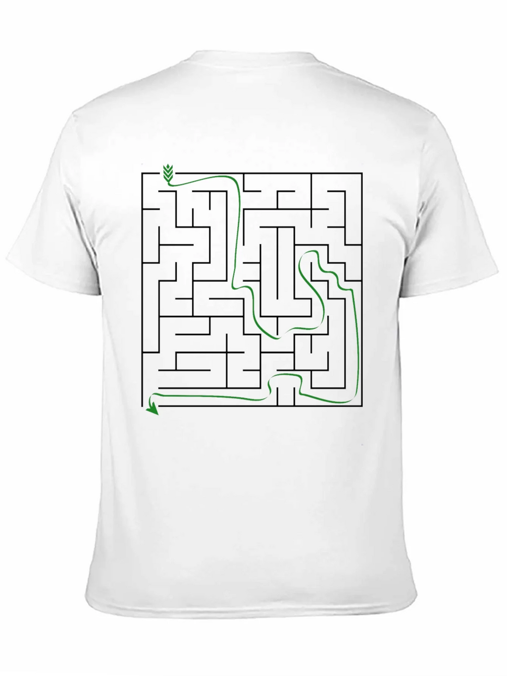 Maze Solution Graphic Tee - Mens Cotton T-Shirt product image 10