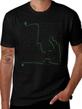 Maze Solution Graphic Tee - Mens Cotton T-Shirt product image 1