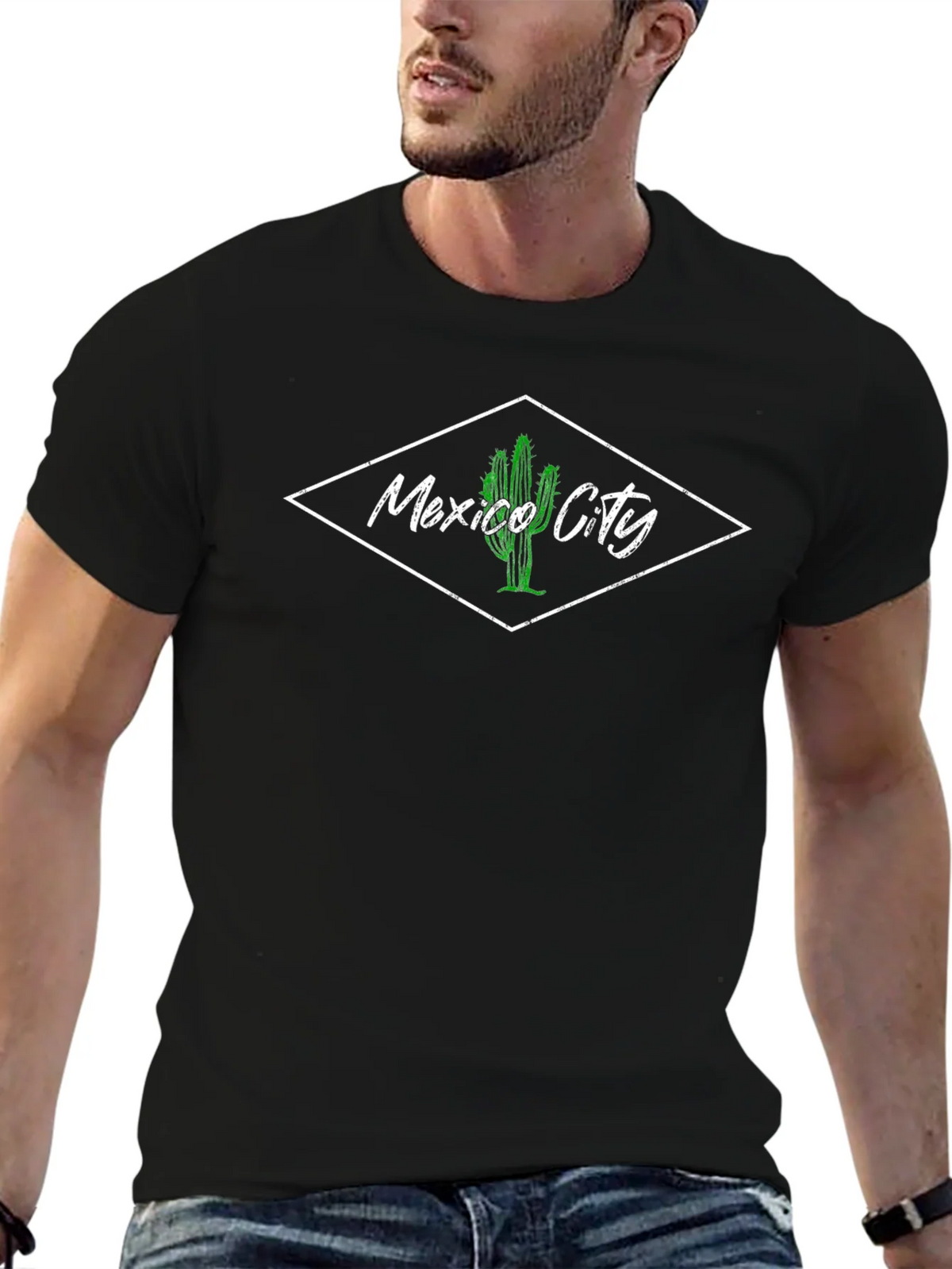 Mexico City Cactus Graphic Tee product image 4
