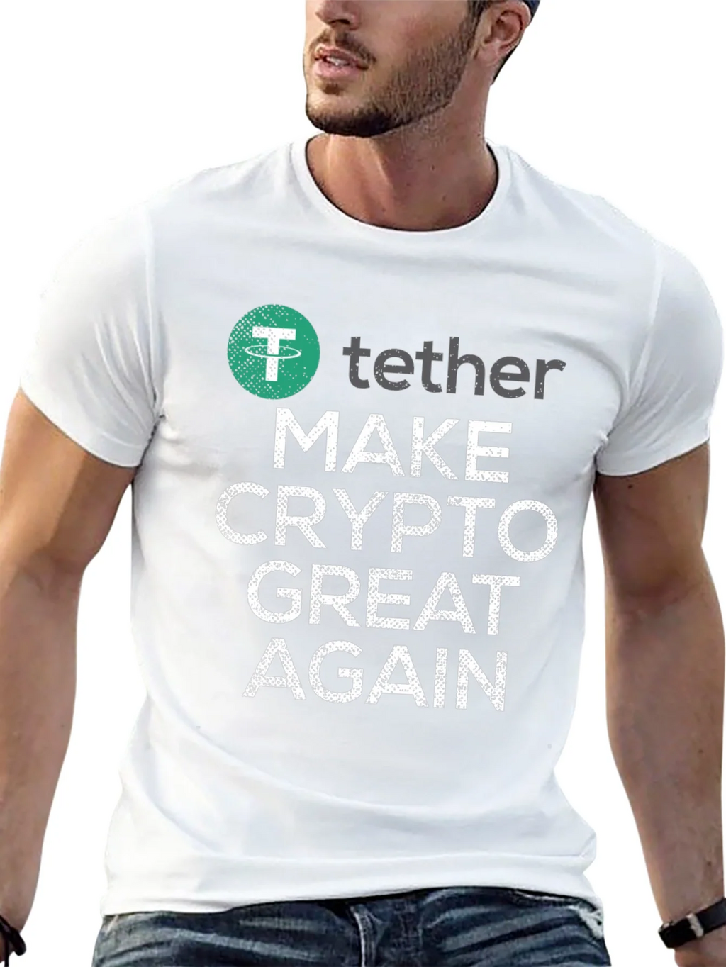Make Crypto Great Again Tether T-Shirt product image 3