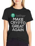 Make Crypto Great Again Tether T-Shirt product image 1