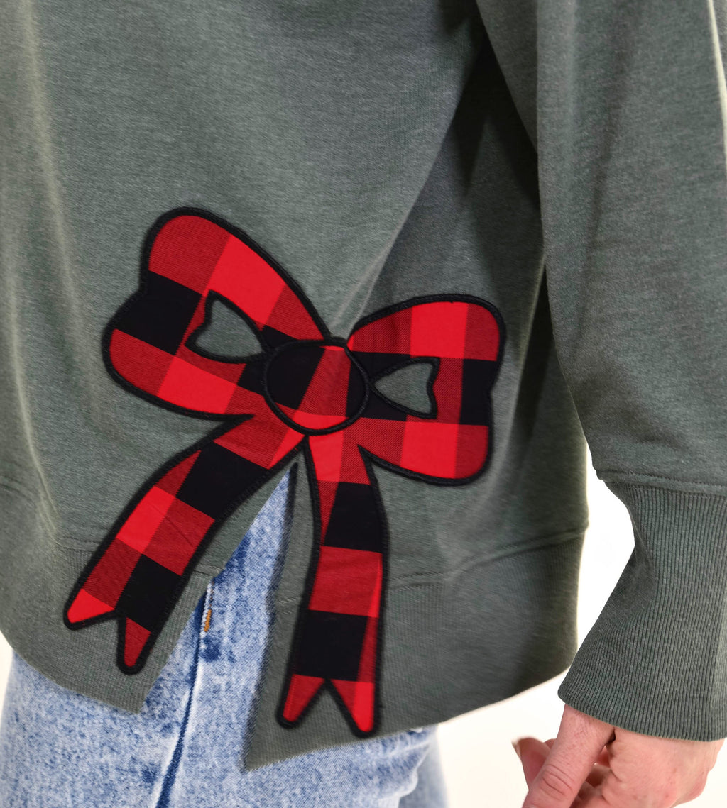 Cozy Season Side Slit Crewneck Sweatshirt product image 2