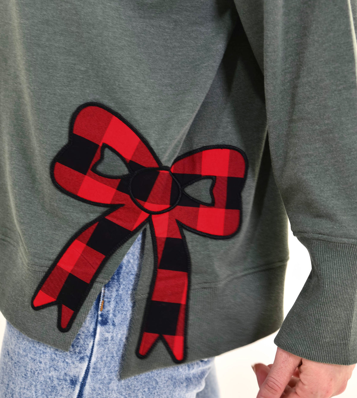 Cozy Season Side Slit Crewneck Sweatshirt product image 2