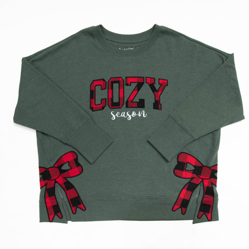 Cozy Season Side Slit Crewneck Sweatshirt product image 6
