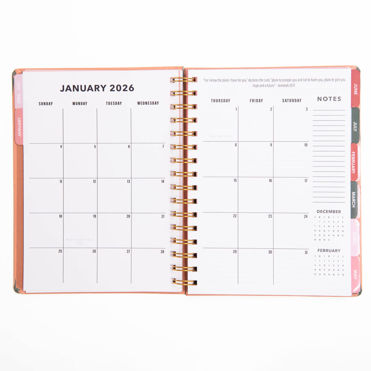 Wonderfully Made Jan-Dec 2026 | 12 Month Planner