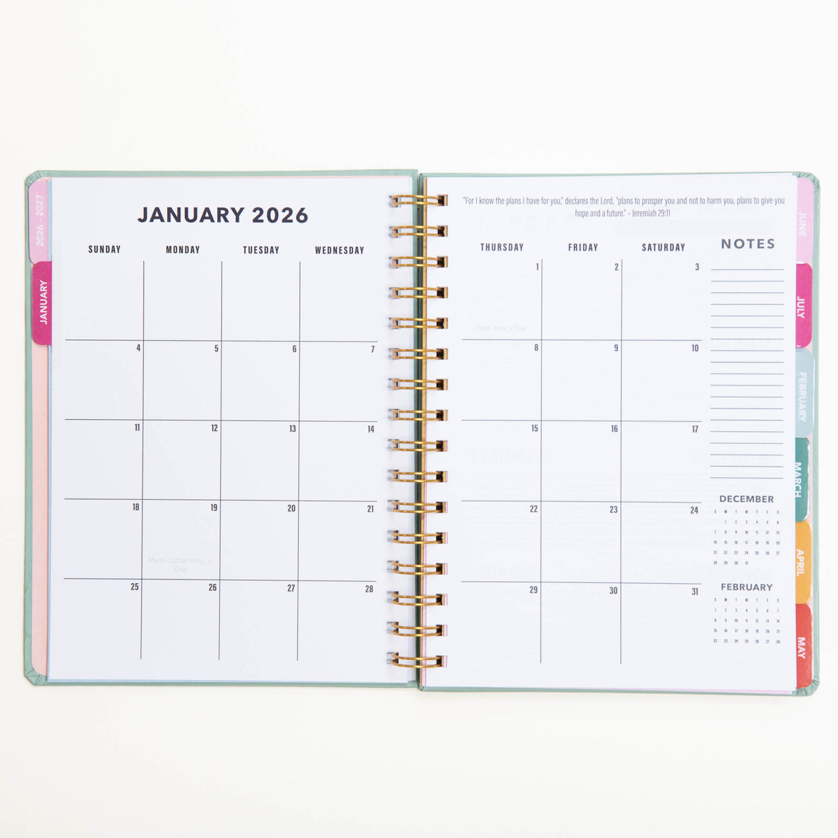 Walk by Faith Jan-Dec 2026 | 12 Month Planner