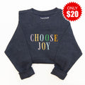 Choose Joy Embroidered Crewneck Sweatshirt - 20 product image 1