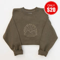 HIs Mercies are New Embroidered Crewneck Sweatshirt - 20 product image 1