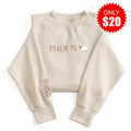 Psalm 23 Embroidered Crewneck Sweatshirt - 20 product image 1