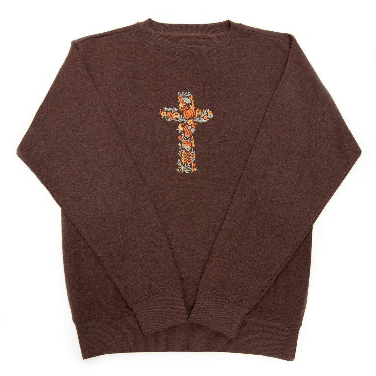 Embroidered Fall Cross Sweatshirt product image 3