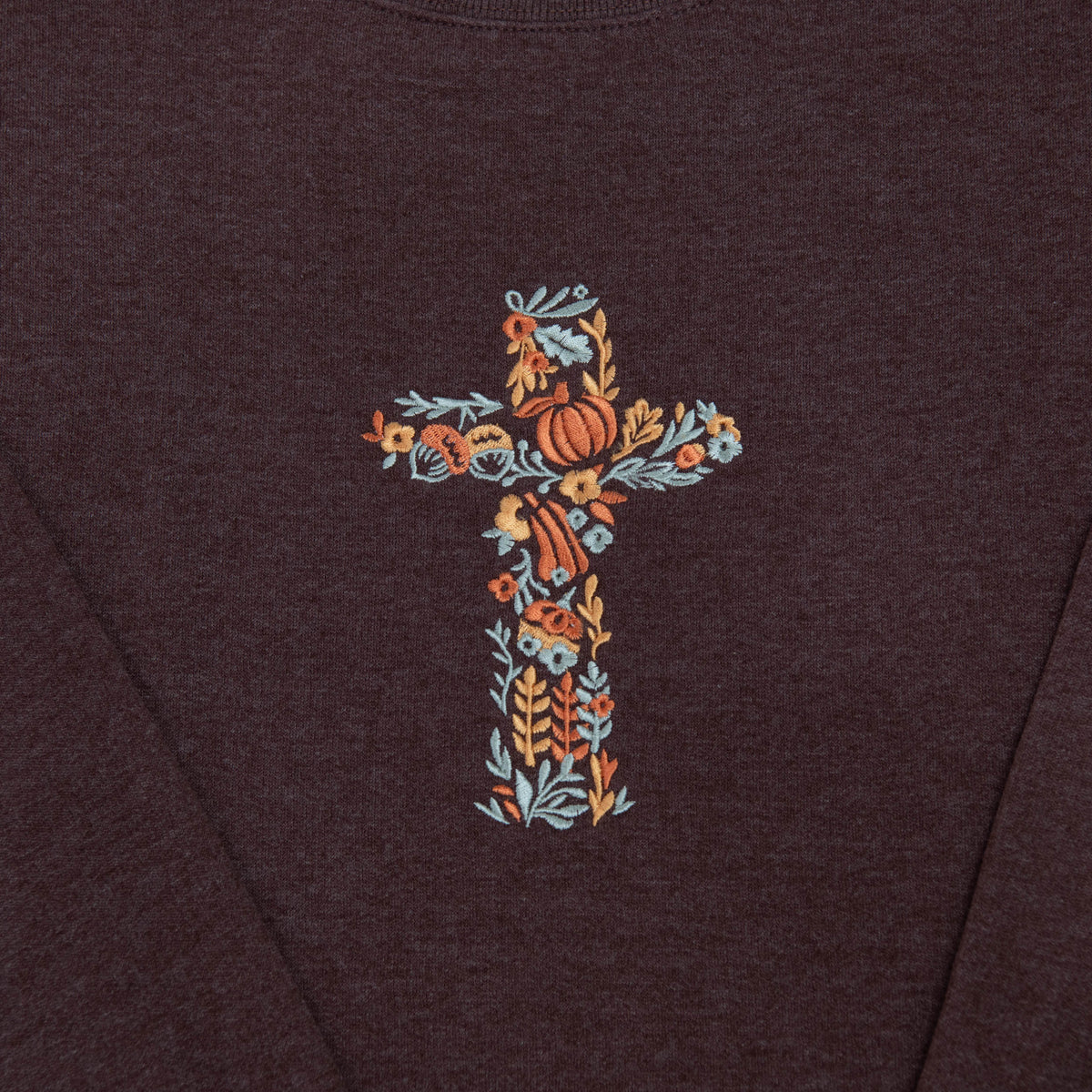 Embroidered Fall Cross Sweatshirt product image 4