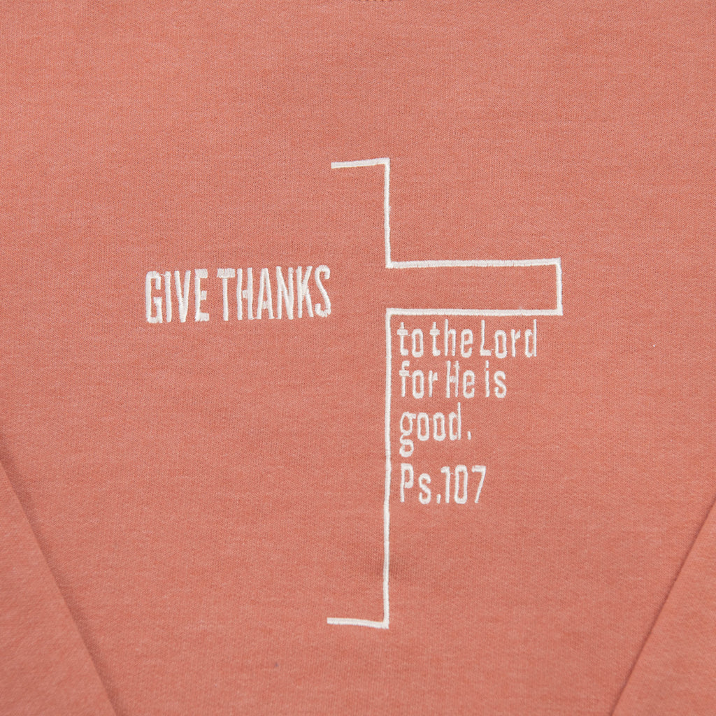 Embroidered Give Thanks Cross Sweatshirt product image 3