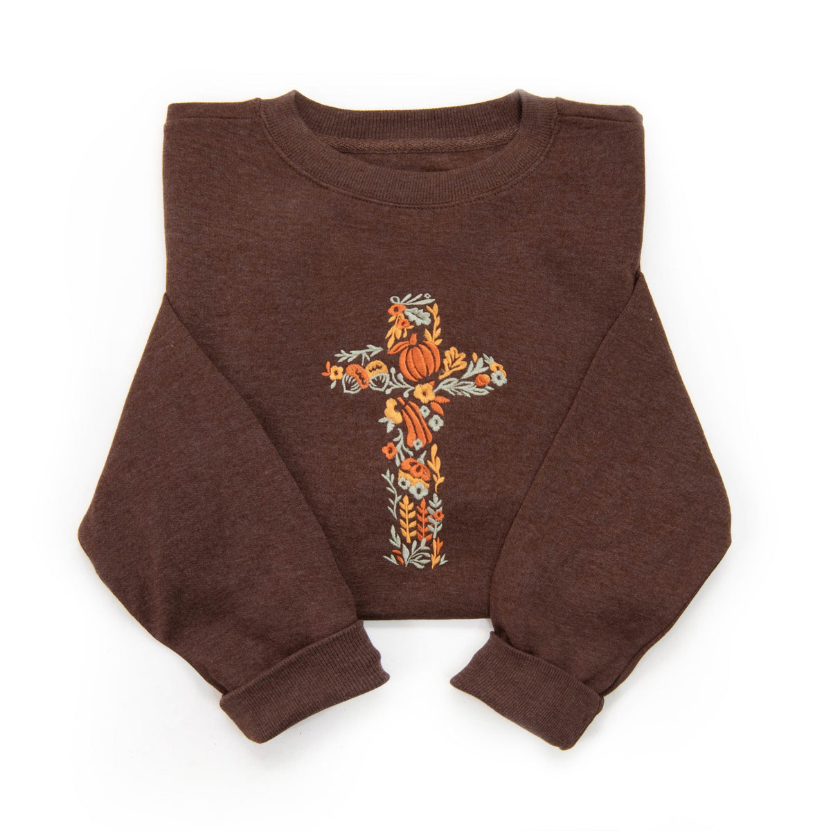 Embroidered Fall Cross Sweatshirt product image 2