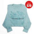 Amazing Grace Flowers Sweatshirt - 20 product image 1
