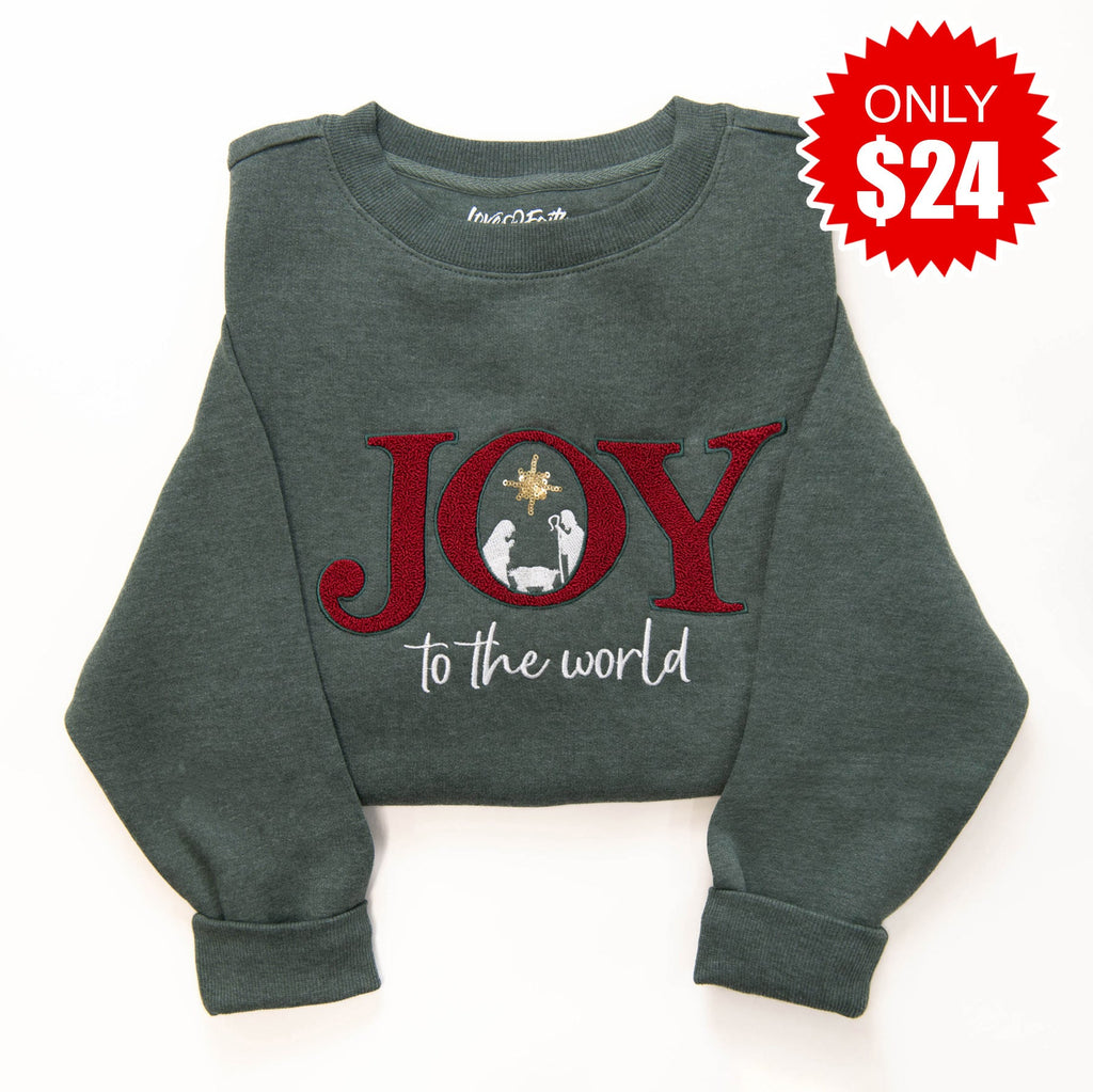 Embellished Joy to the World Sweatshirt - 24 product image 1